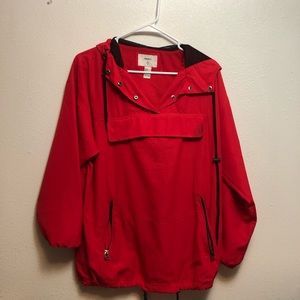 Red jacket